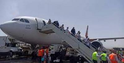  - وصول ومغادرة 553 راكبا عبر مطار صنعاء الدولي..
